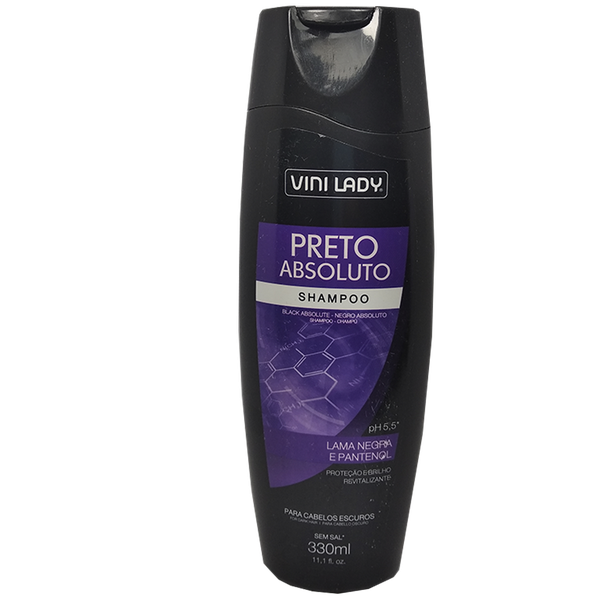 Boa Vista Supermercados SHAMPOO VINI LADY 330ML PRETO ABSOLUTO